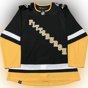 Pittsburgh Penguins Blank Alternate Adidas NHL Hockey Jersey Size 52